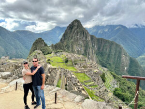 Billy Crafton and Katie Crafton at Macchu Picchu