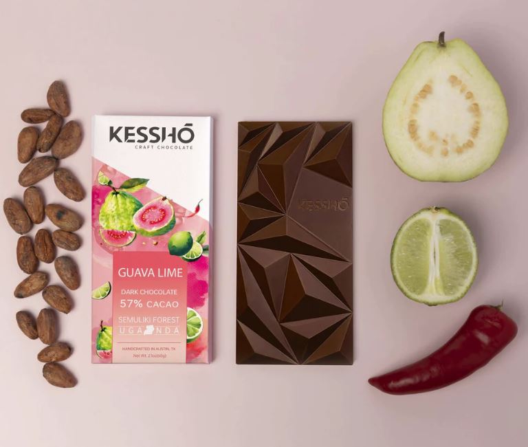 KESSHŌ Guava Lime 57% Dark Chocolate Bar #2