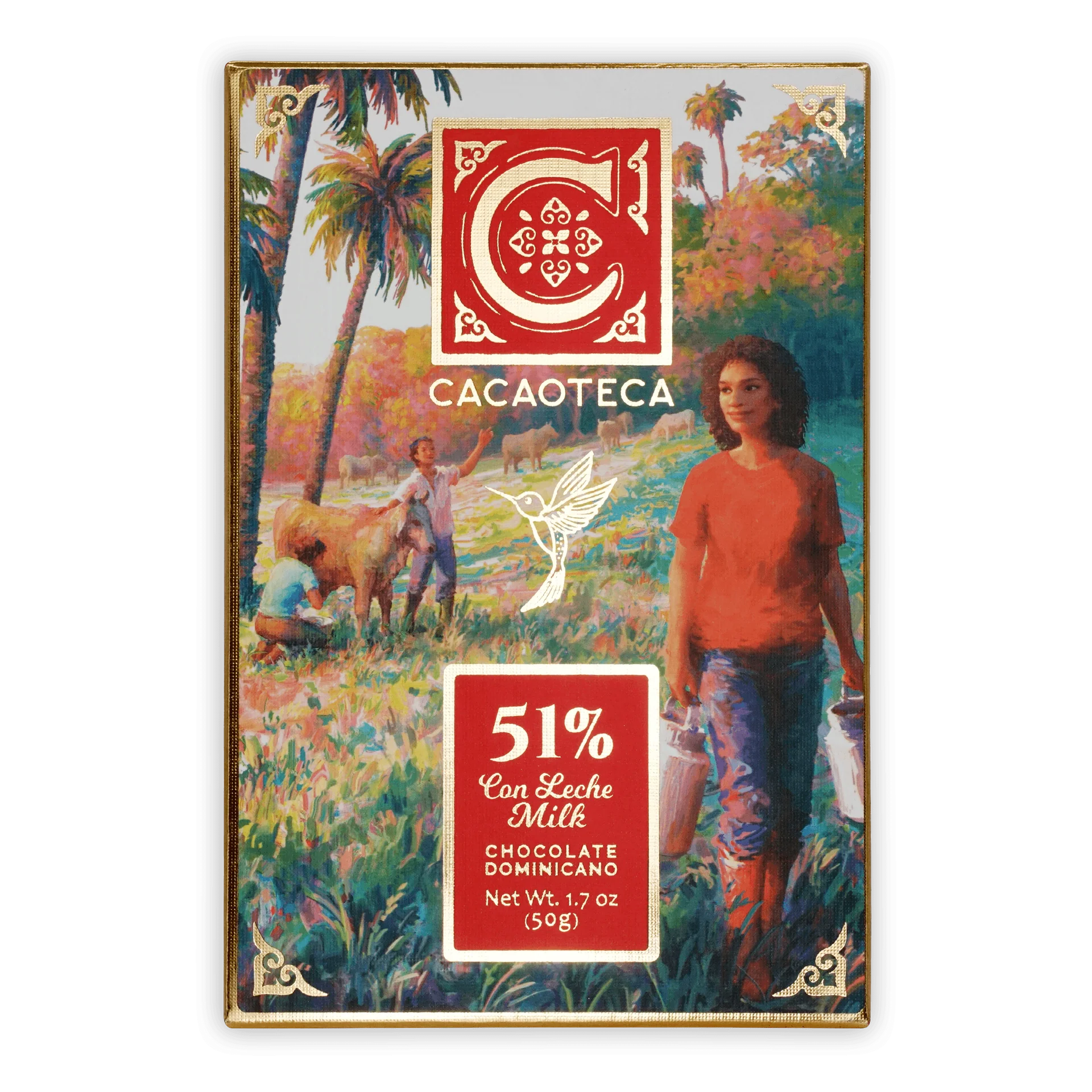 Cacaoteca Con Leche Milk Chocolate Bar - 51 Percent Cacaoteca Con Leche Milk Chocolate Bar - 51 Percent