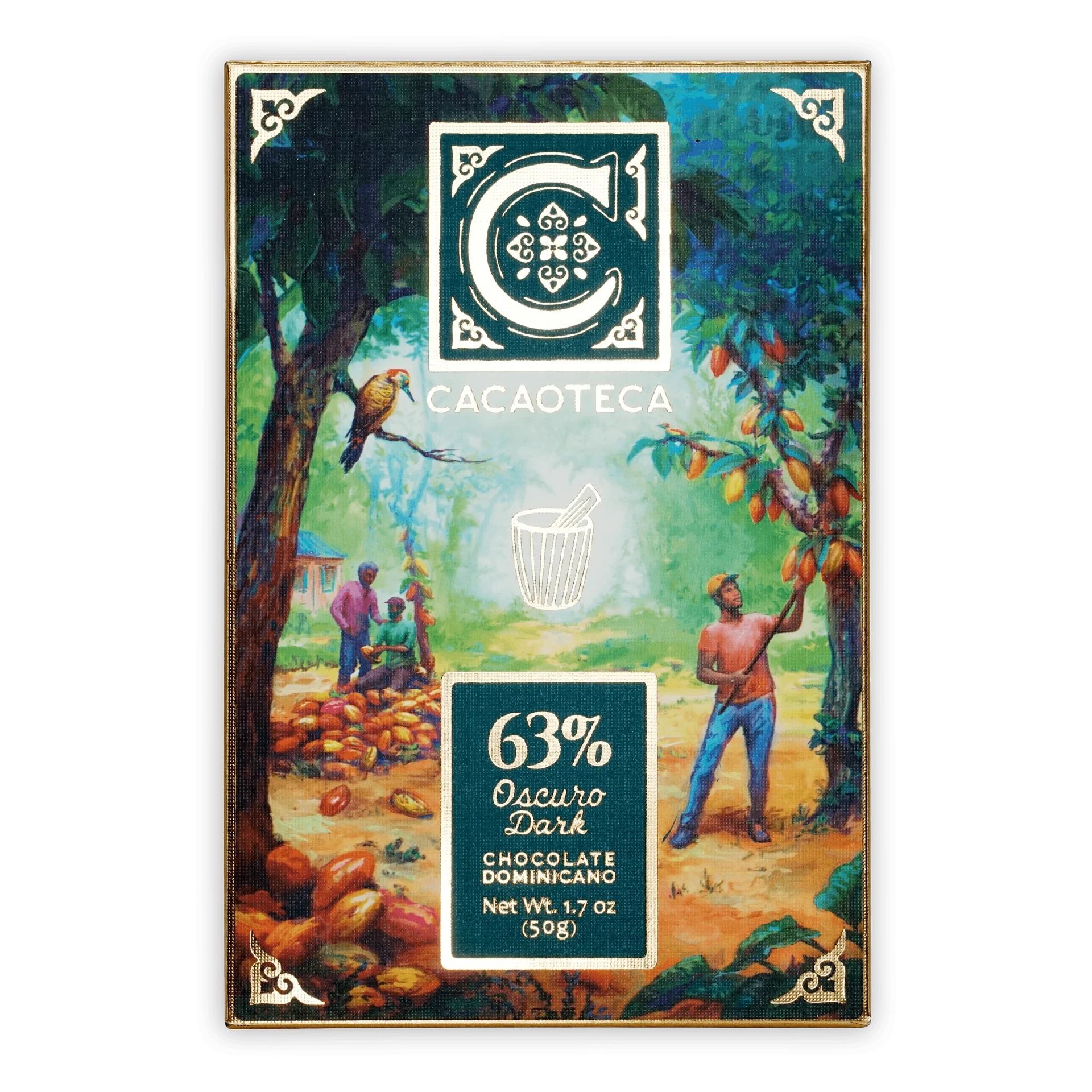 Cacaoteca Obscuro Dark Chocolate Bar - 63 Percent Cacaoteca Obscuro Dark Chocolate Bar - 63 Percent