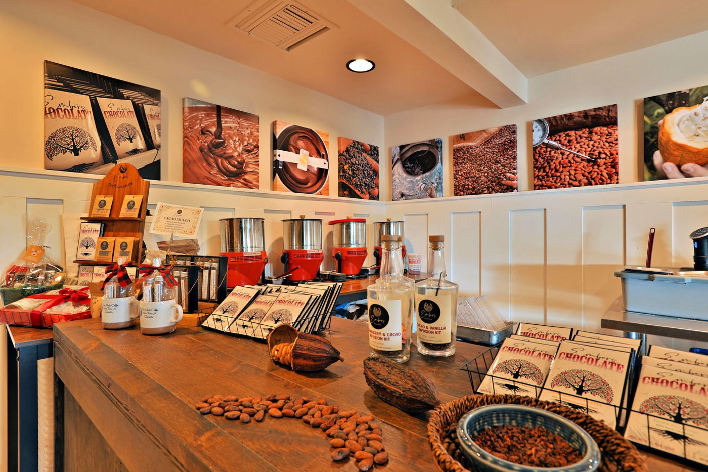 Embers Chocolate Station at Tandy's Cafe
